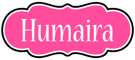 Humaira invitation logo
