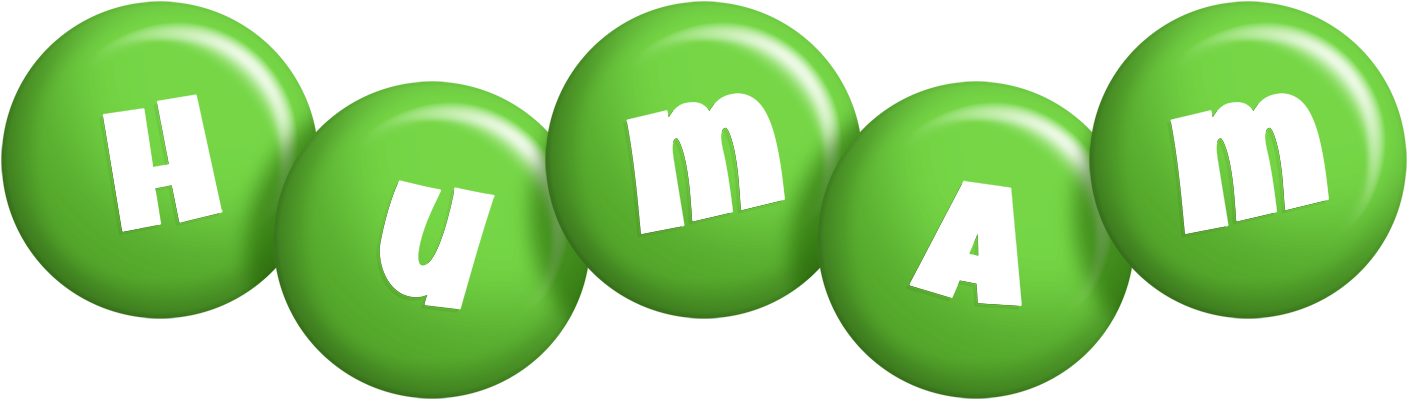 Humam candy-green logo