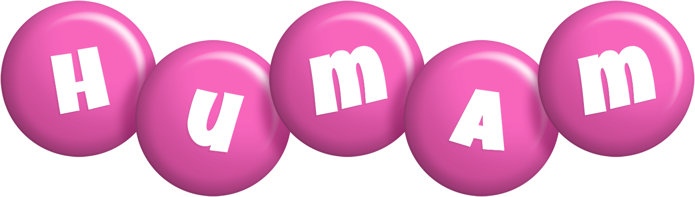 Humam candy-pink logo