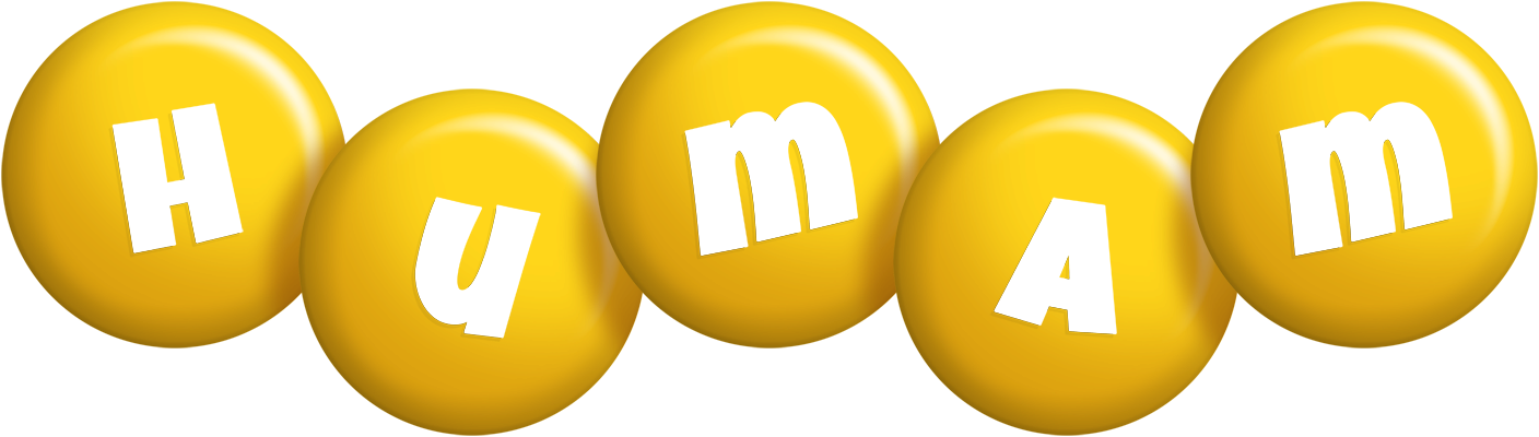Humam candy-yellow logo