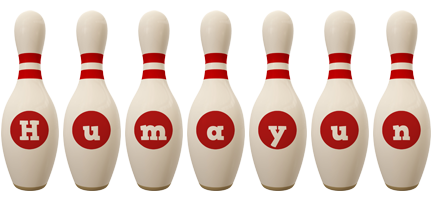 Humayun bowling-pin logo