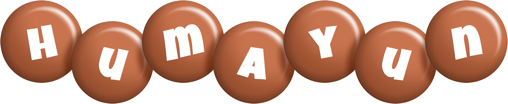 Humayun candy-brown logo