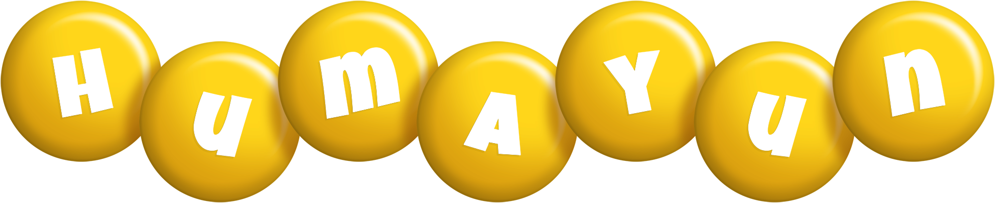 Humayun candy-yellow logo
