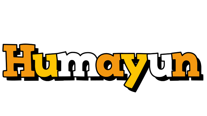 Humayun cartoon logo