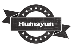 Humayun grunge logo