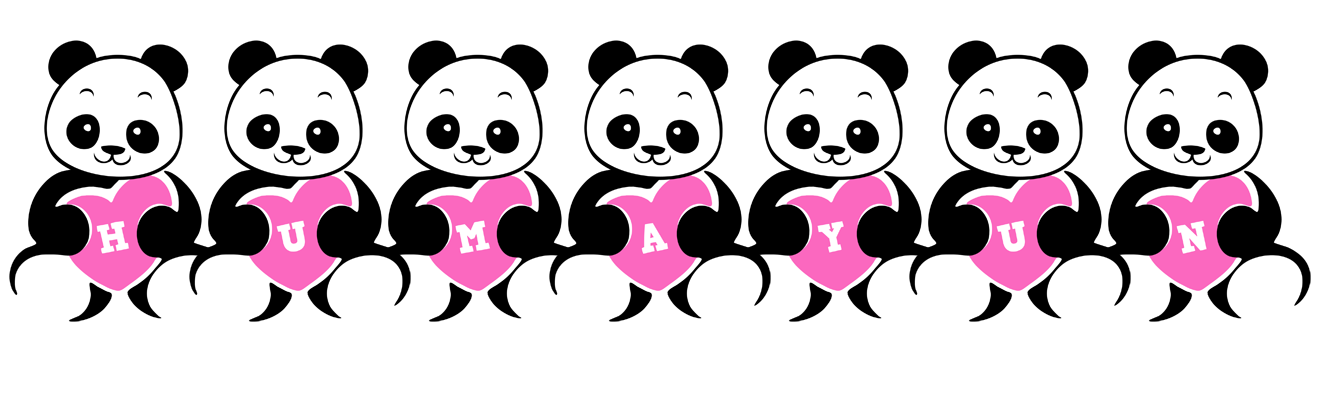Humayun love-panda logo