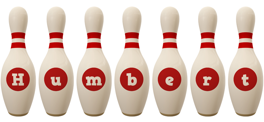 Humbert bowling-pin logo