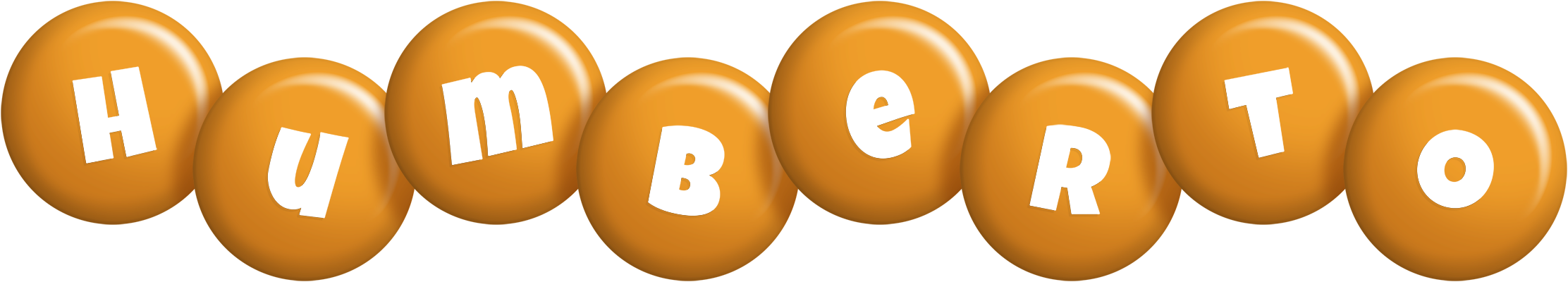 Humberto candy-orange logo