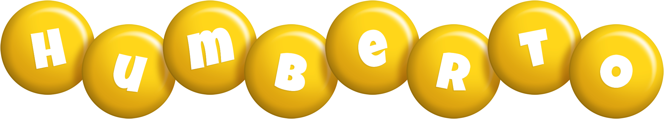 Humberto candy-yellow logo