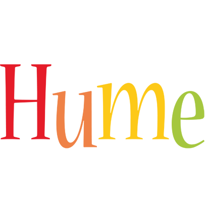Hume birthday logo