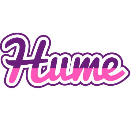 Hume cheerful logo