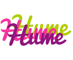 Hume flowers logo