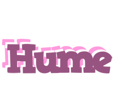 Hume relaxing logo