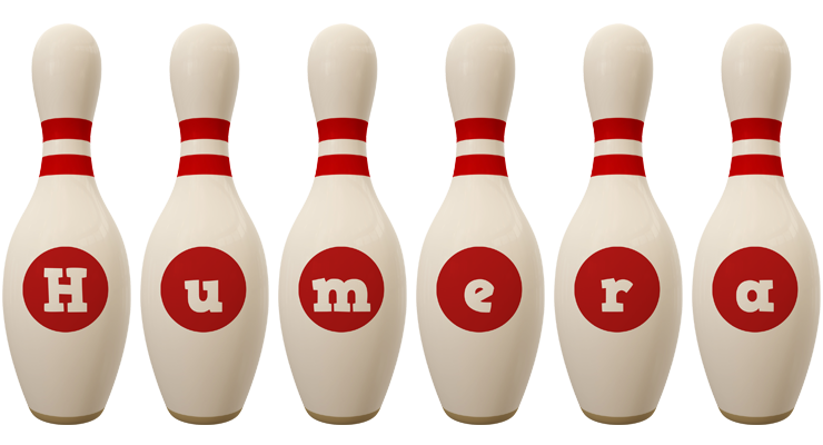 Humera bowling-pin logo
