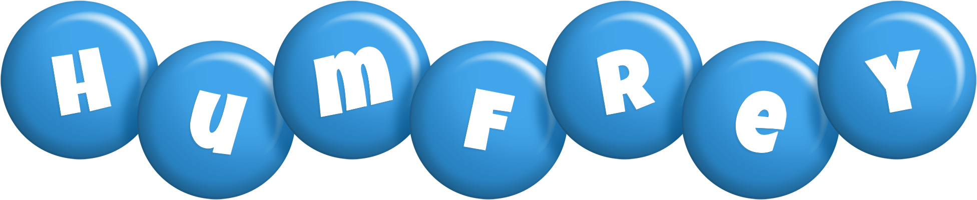 Humfrey candy-blue logo