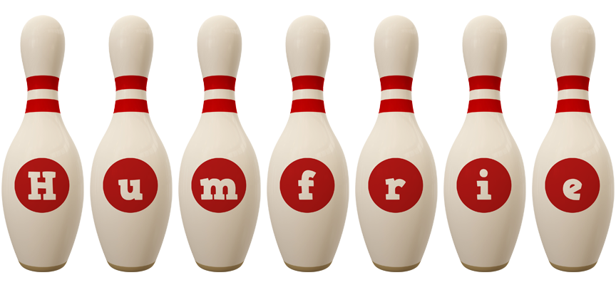 Humfrie bowling-pin logo