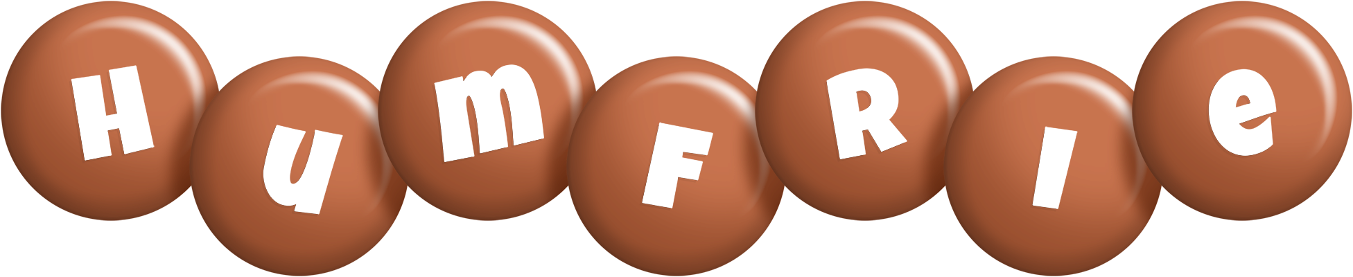 Humfrie candy-brown logo