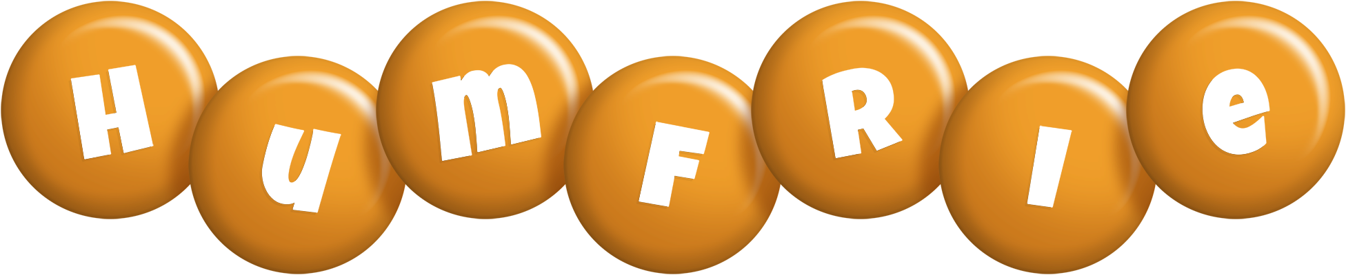 Humfrie candy-orange logo
