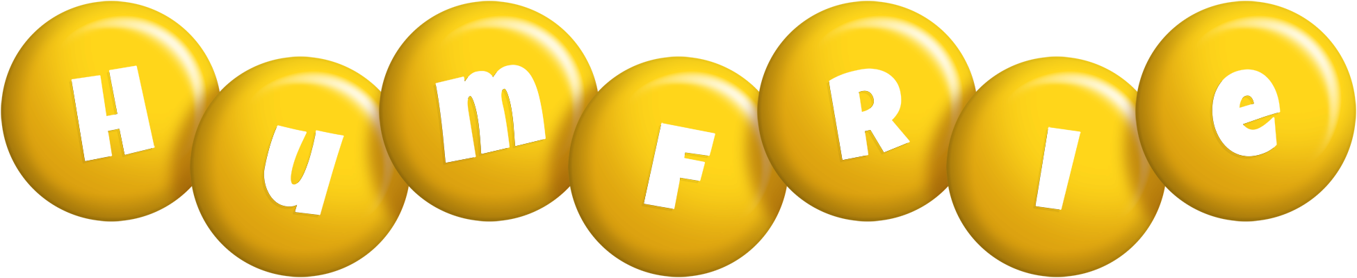 Humfrie candy-yellow logo