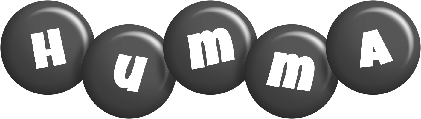 Humma candy-black logo