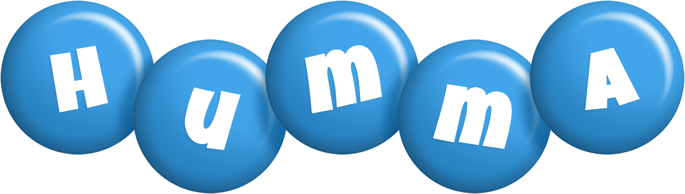 Humma candy-blue logo