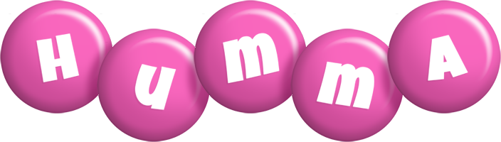 Humma candy-pink logo