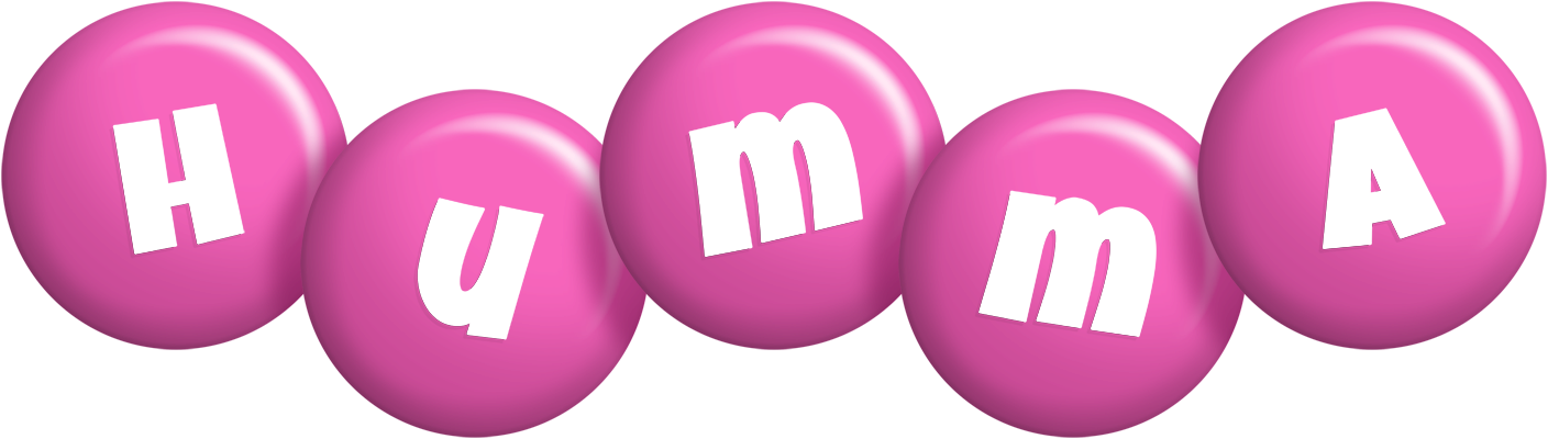 Humma candy-pink logo
