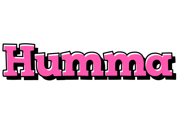 Humma girlish logo