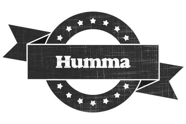 Humma grunge logo