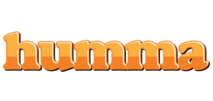 Humma orange logo