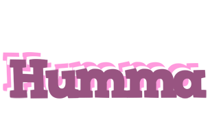 Humma relaxing logo