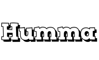 Humma snowing logo