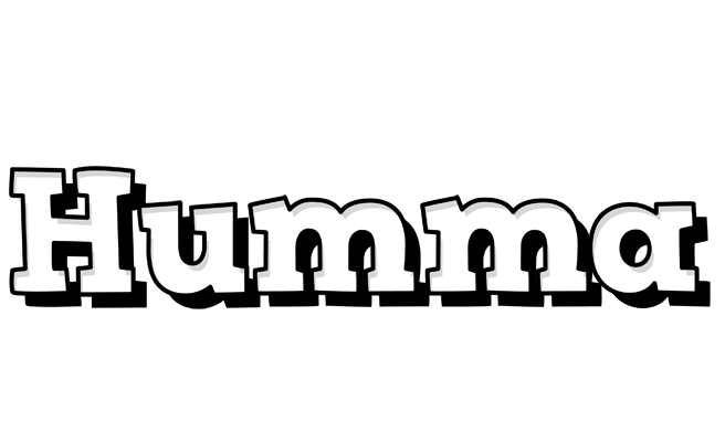 Humma snowing logo