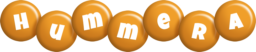 Hummera candy-orange logo