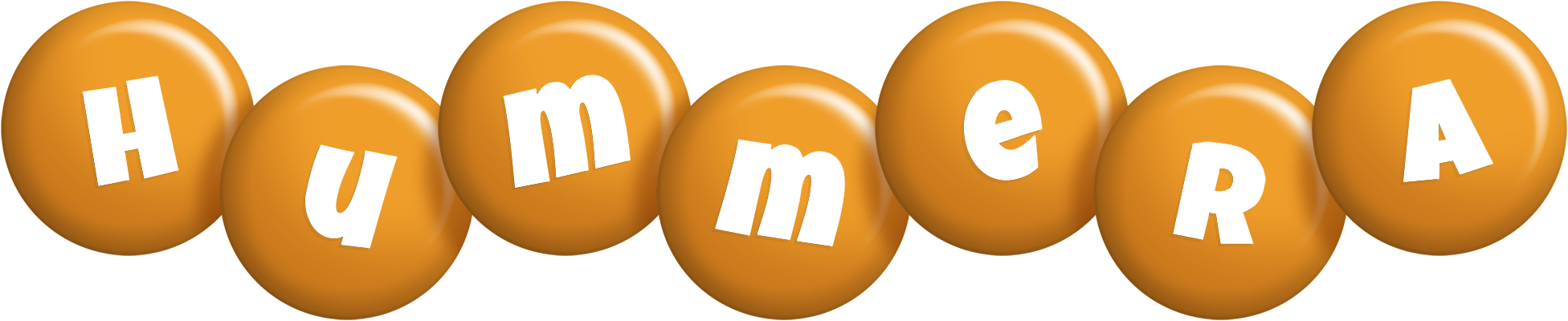 Hummera candy-orange logo