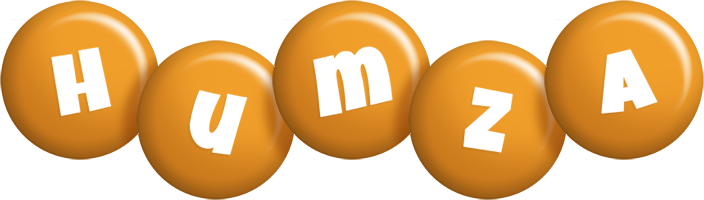 Humza candy-orange logo