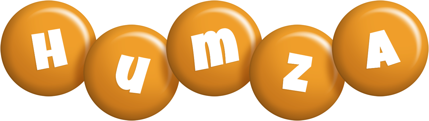 Humza candy-orange logo