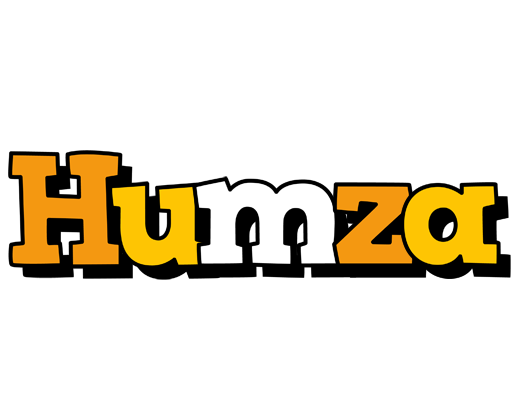 Humza cartoon logo