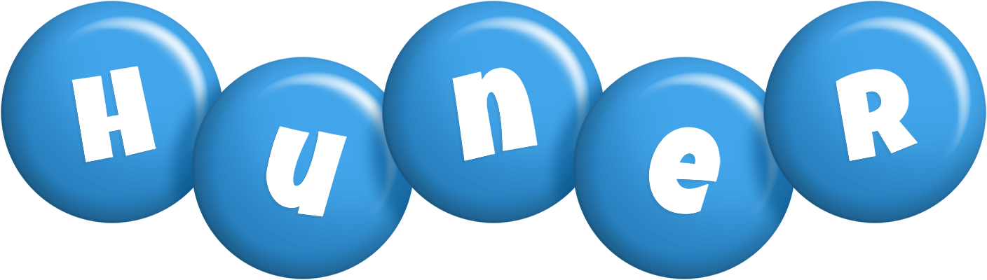 Huner candy-blue logo