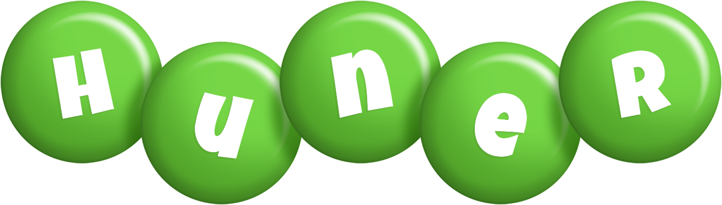 Huner candy-green logo