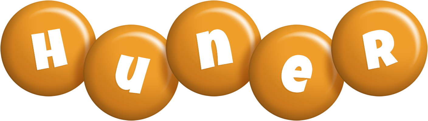 Huner candy-orange logo