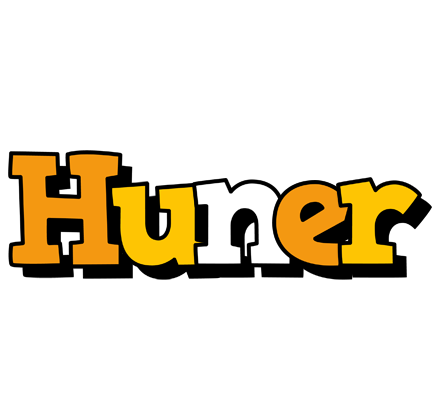 Huner cartoon logo