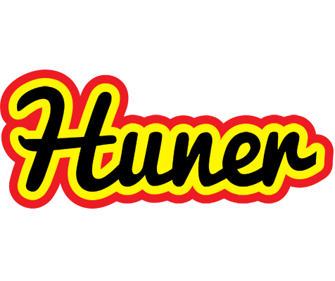 Huner flaming logo