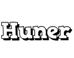 Huner snowing logo