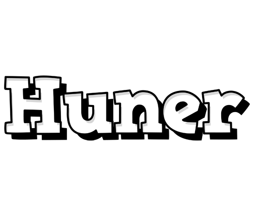 Huner snowing logo