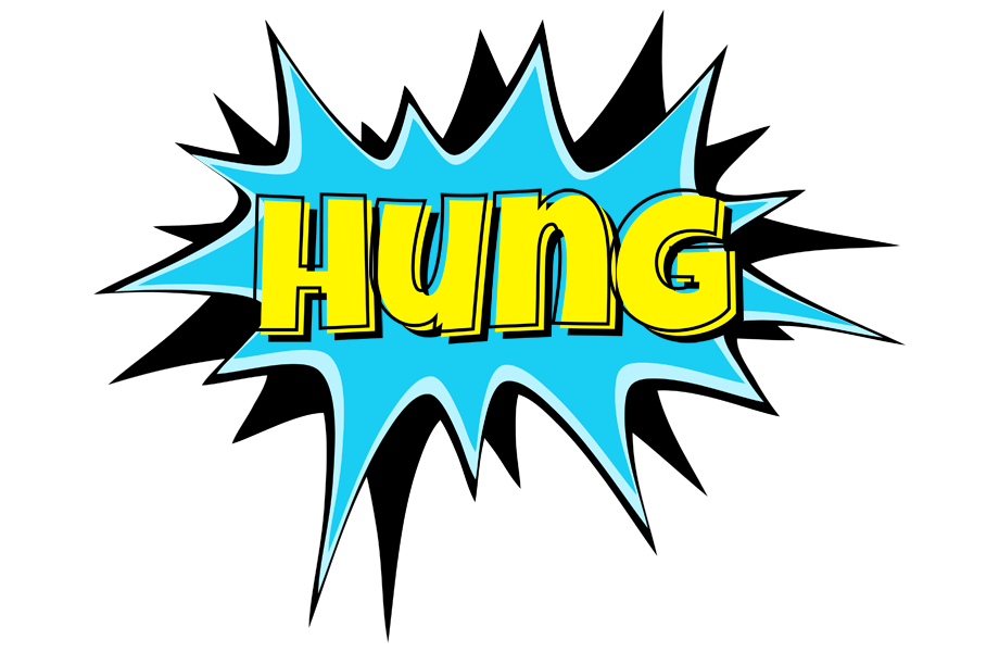 Hung amazing logo