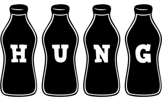 Hung bottle logo