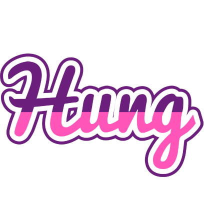 Hung cheerful logo