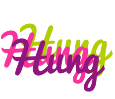 Hung flowers logo