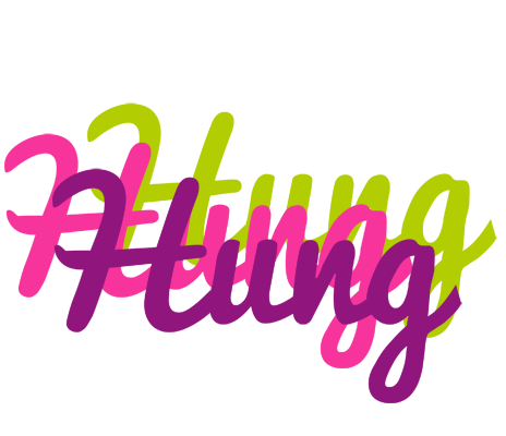 Hung flowers logo